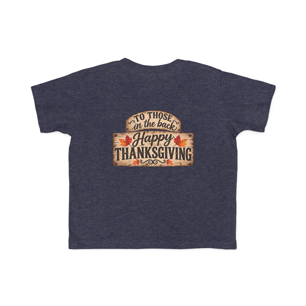 Toddler T-Shirt — 'Happy Thanksgiving' Turkey Truck Design