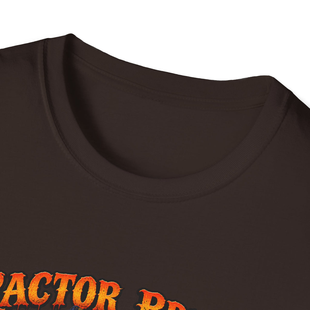 Tractor Brings Halloween Vibes T-Shirt | Pumpkin Farm Tractor Halloween Tee