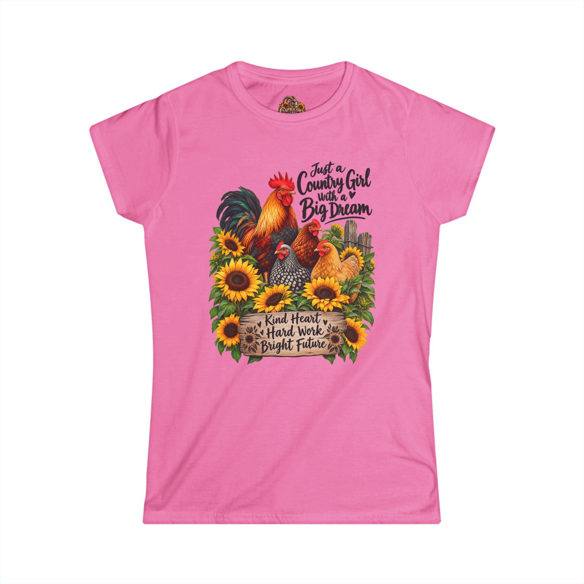 Country Girl with Big Dream | Chickens and Sunflowers