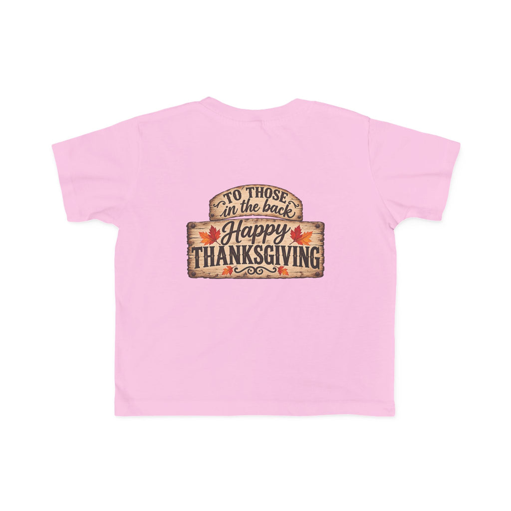 Toddler T-Shirt — 'Happy Thanksgiving' Turkey Truck Design