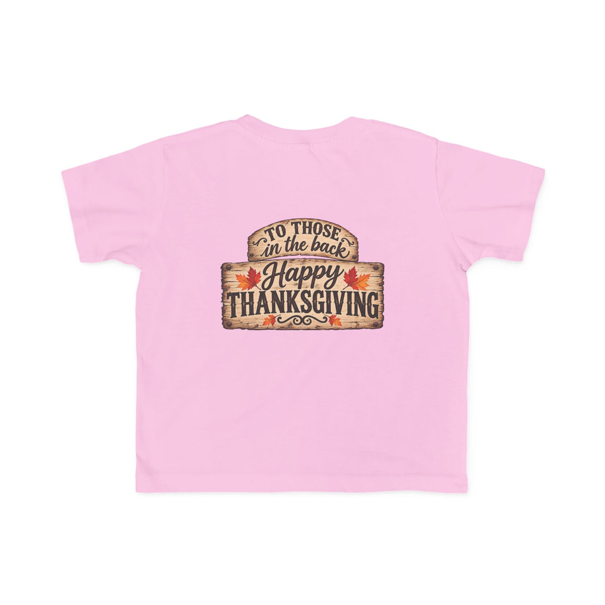 Toddler T-Shirt — 'Happy Thanksgiving' Turkey Truck Design