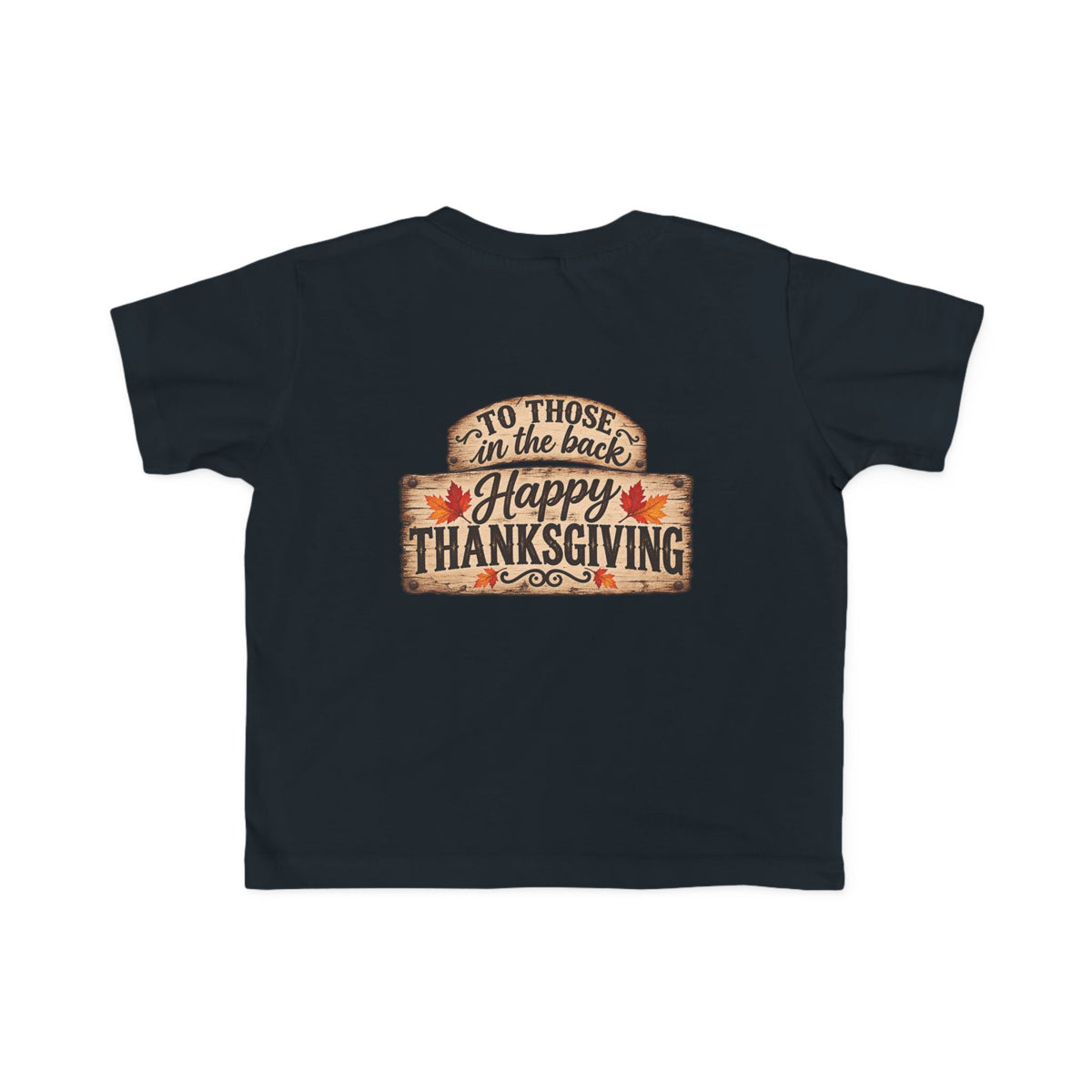 Toddler T-Shirt — 'Happy Thanksgiving' Turkey Truck Design