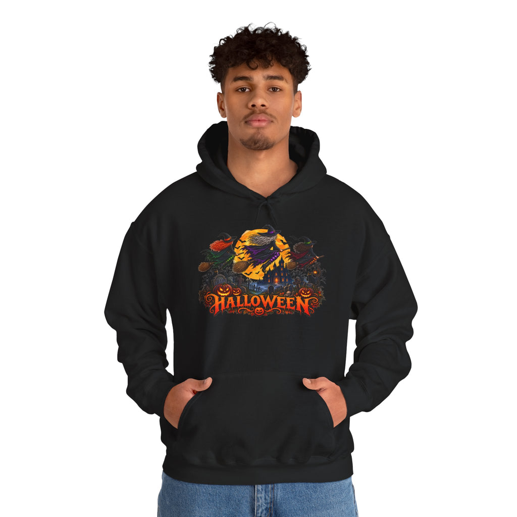 Jack Skellington Moon Halloween Hoodie | Pumpkin Patch Night