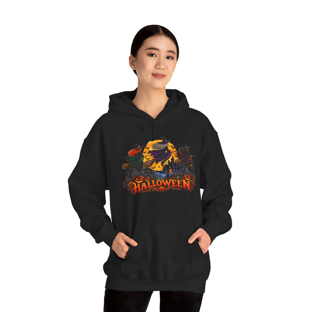 Jack Skellington Moon Halloween Hoodie | Pumpkin Patch Night