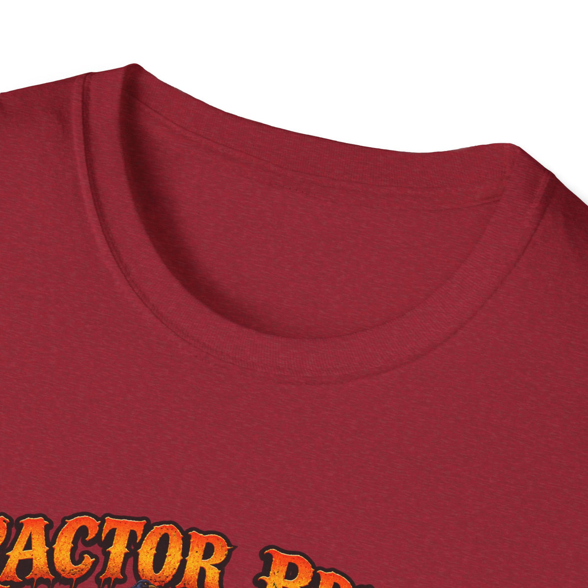 Tractor Brings Halloween Vibes T-Shirt | Pumpkin Farm Tractor Halloween Tee