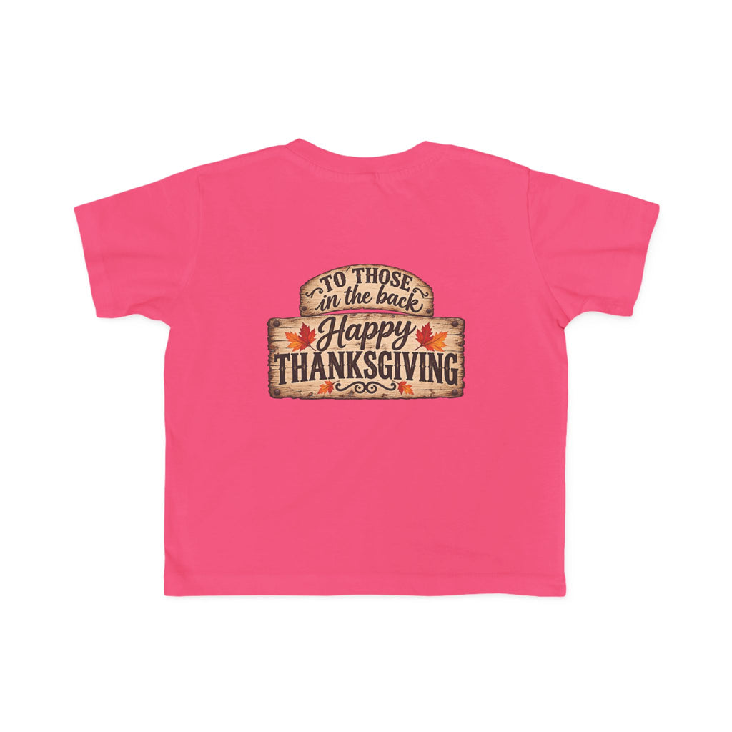 Toddler T-Shirt — 'Happy Thanksgiving' Turkey Truck Design
