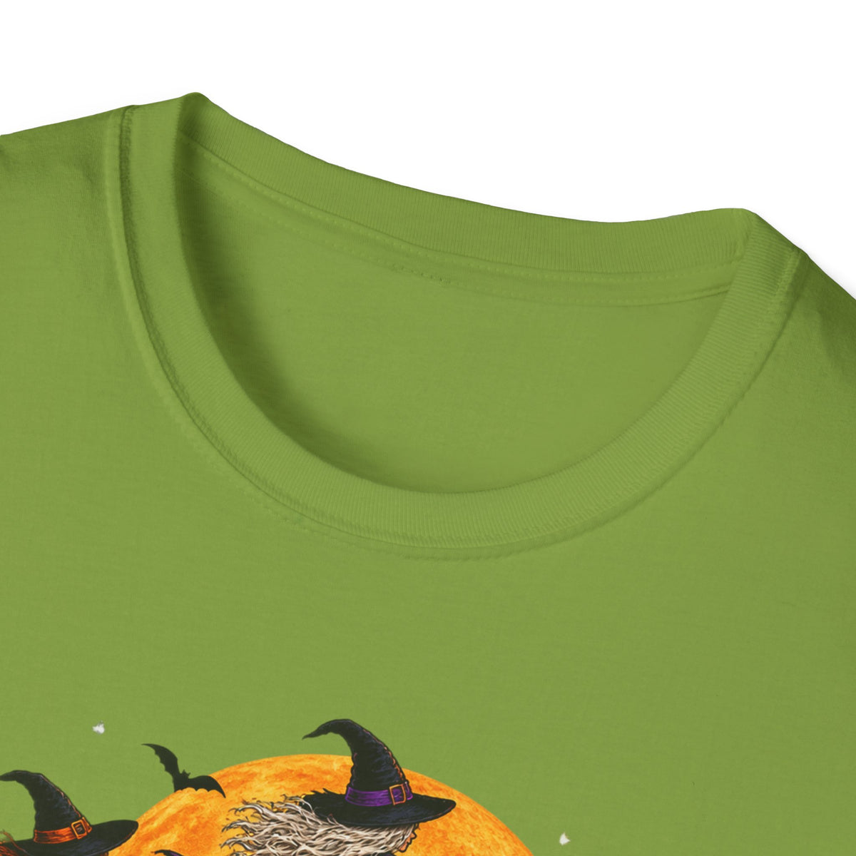 Witching You a Happy Halloween T-Shirt | Witch, Bats, Pumpkin, Moon