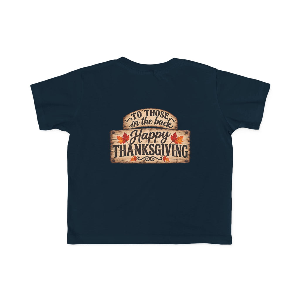 Toddler T-Shirt — 'Happy Thanksgiving' Turkey Truck Design