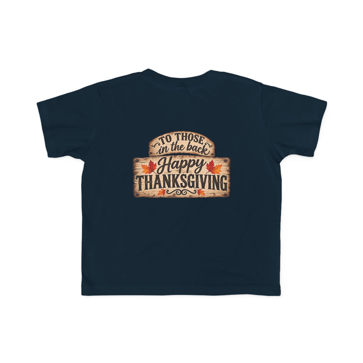 Toddler T-Shirt — 'Happy Thanksgiving' Turkey Truck Design